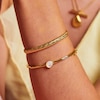 Thumbnail Image 3 of Hot Diamonds X Gold Edit Paris 18ct Gold Plated Patterned Bangle