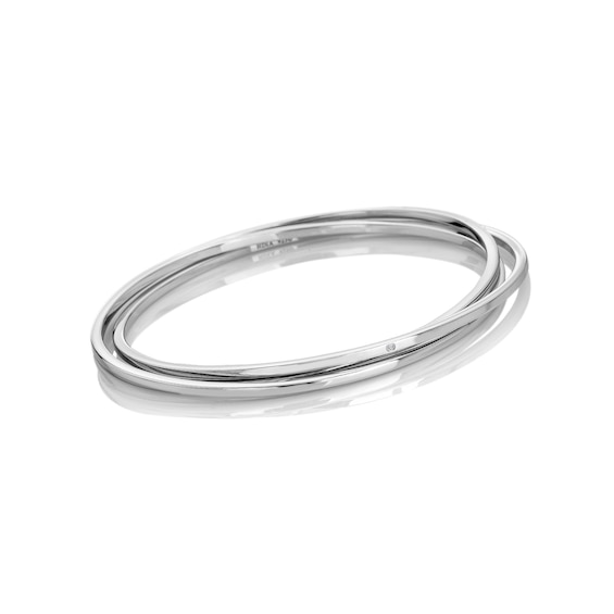Hot Diamonds Sterling Silver Trio Bangle