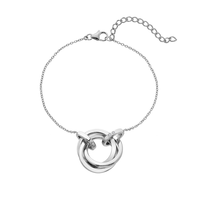 Main Image 1 of Hot Diamonds Sterling Silver Trio Bracelet