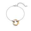 Thumbnail Image 1 of Hot Diamonds Sterling Silver Tri-Colour Trio Bracelet