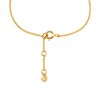 Thumbnail Image 2 of Michael Kors Ladies' 14ct Gold Plated Sterling Silver Station Bracelet