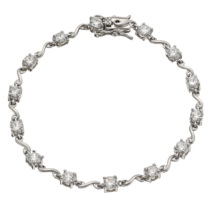 Sterling Silver & Cubic Zirconia Bracelet | H.Samuel