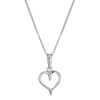 Thumbnail Image 0 of Sterling Silver Heart Pendant Necklace