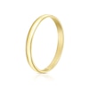 Thumbnail Image 2 of 9ct Yellow Gold 2mm Heavy D Shape Ring