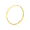 Thumbnail Image 2 of 9ct Yellow Gold 2mm Heavy D Shape Ring