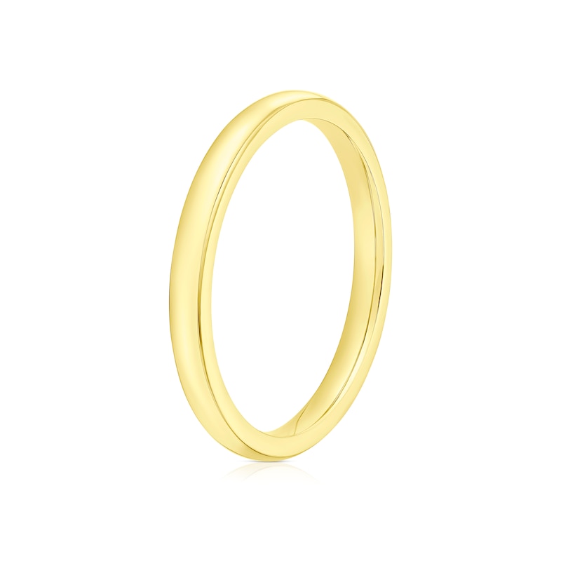 Main Image 2 of 9ct Yellow Gold 2mm Super Heavy Court Ring