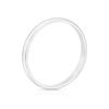 Thumbnail Image 3 of 18ct White Gold 2mm Heavy D Shape Ring