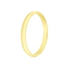 Thumbnail Image 2 of 18ct Yellow Gold 2mm Heavy D Shape Ring