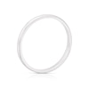 Thumbnail Image 3 of 18ct White Gold 2mm Extra Heavy D Shape Ring