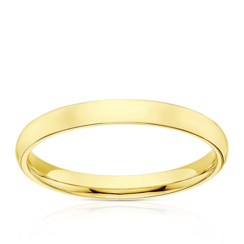 18ct Yellow Gold 2mm Super Heavy Court Ring