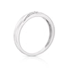 Thumbnail Image 2 of 9ct White Gold Diagonal Twist Diamond Ring