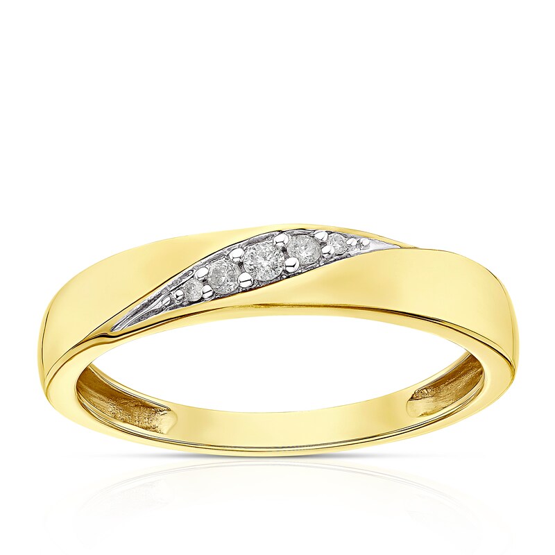 Main Image 1 of 9ct Yellow Diamond Ring