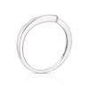 Thumbnail Image 3 of 9ct White Gold Twist Shaped Diamond Ring