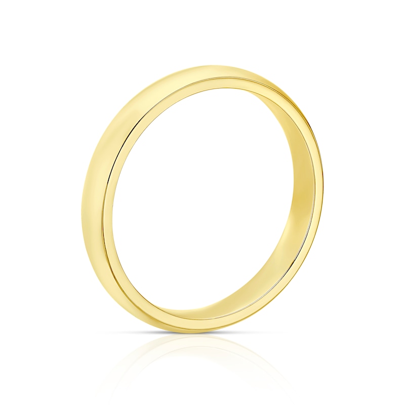 Main Image 2 of 9ct Yellow Gold 3mm Super Heavy Court Ring