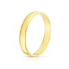 Thumbnail Image 2 of 18ct Yellow Gold 3mm Heavy D Shape Ring