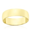 Thumbnail Image 0 of 18ct Yellow Gold 6mm Heavy D Shape Ring