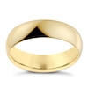 Thumbnail Image 1 of 18ct Yellow Gold 6mm Extra Heavy D Shape Ring