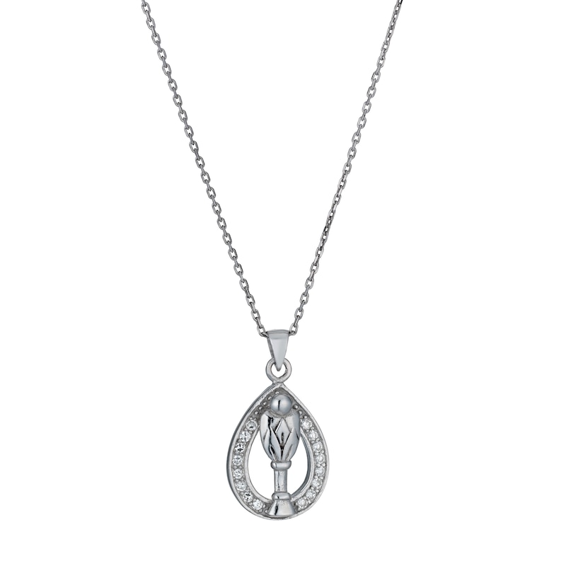 Cailin Sterling Silver & Cubic Zirconia Chalice Pendant
