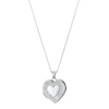 Thumbnail Image 0 of Sterling Silver Crystal Heart Locket
