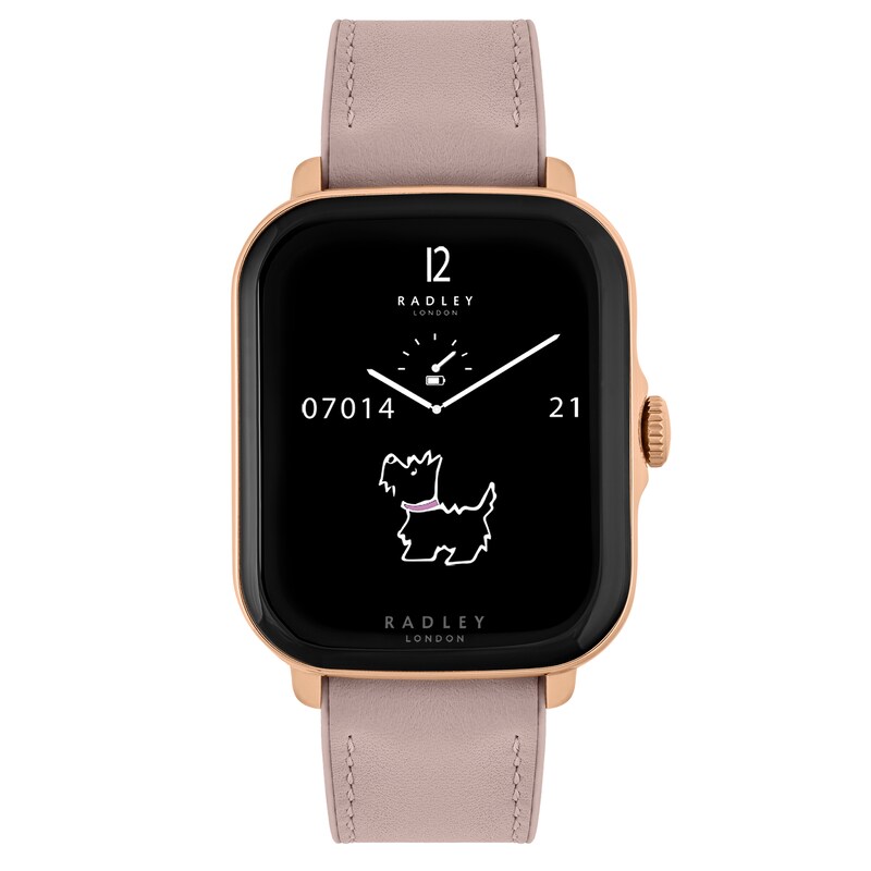 Main Image 2 of Radley Series 20 Smart Calling Pink Leather Strap Watch