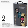 Thumbnail Image 6 of Radley Ladies Series 21 Stainless Steel Lozenge Pale Gold Tone Strap Smart Watch