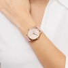 Thumbnail Image 4 of Radley Rose Twinpack Earring Gift Set & Gold Tone Praire Pink Leather Strap Watch