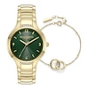 Thumbnail Image 7 of Olivia Burton Lea & Interlock 34mm Gold IP Watch & Bracelet Gift Set