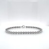 Thumbnail Image 4 of Sterling Silver 0.10ct Illusion Set Diamond Round Bracelet