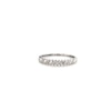 Thumbnail Image 4 of 9ct White Gold 0.02ct Total Diamond Pavé Eternity Ring
