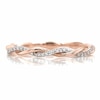 Thumbnail Image 4 of 9ct Rose Gold Twist Eternity Diamond Ring